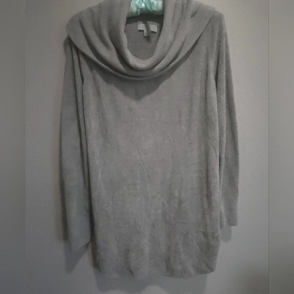 Barefoot Dreams•Cozychic UltraLite Coastal Cowlneck Sweater faded jade. Sz S - Picture 2 of 8